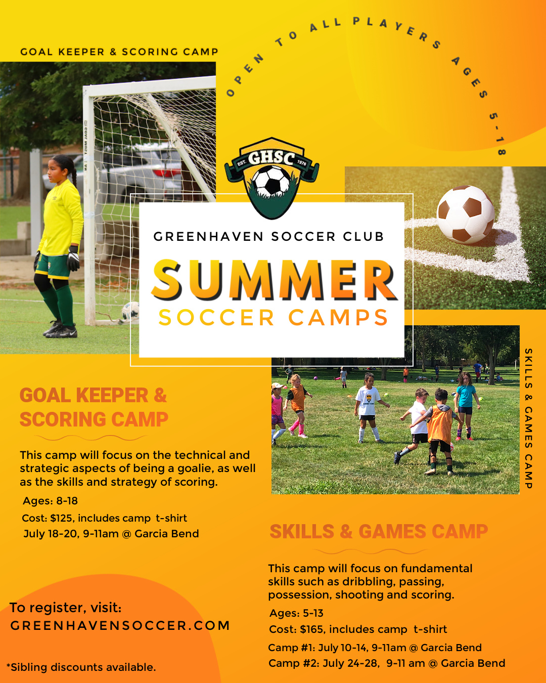 Summer Soccer Camps – Greenhaven Soccer Club